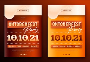 Oktoberfest flyers