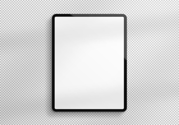 Free PSD simple tablet pro on transparent background